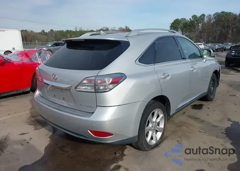 2010 Lexus Rx 350 from USA, damaged, VIN 2T2BK1BA5AC020858